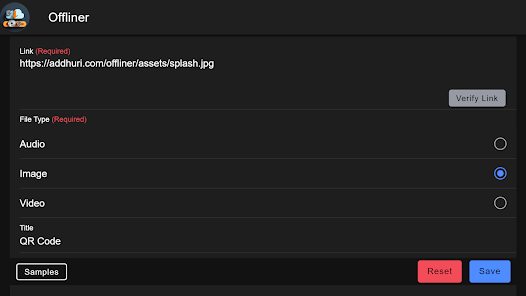 Screenshot image