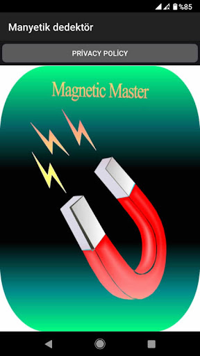 Android application magnetico master screenshort