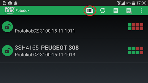 Android application STKamery screenshort
