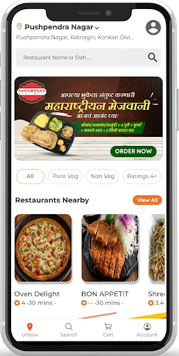 Unbox : Food & Online Delivery Screenshot 1 - AppWisp.com