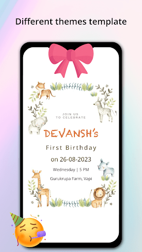 Birthday Invitation Maker Screen 2