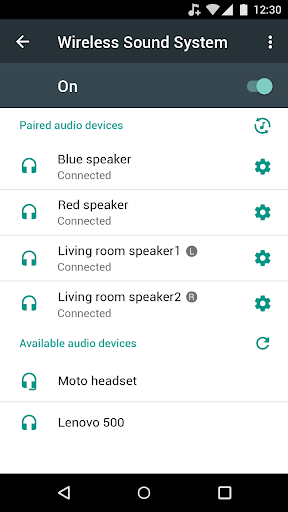 Wireless Sound System Screen 2