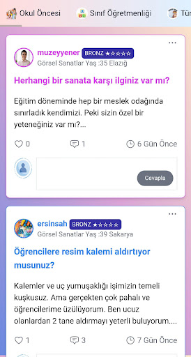 Global Öğretmen Screen 3