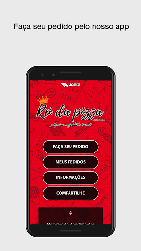 Android application Rei da Pizza de Itapecerica screenshort