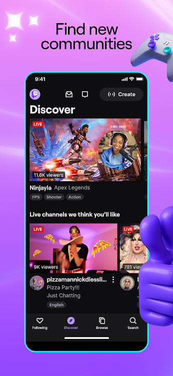 Twitch: Live Game Streaming - New - (Android)