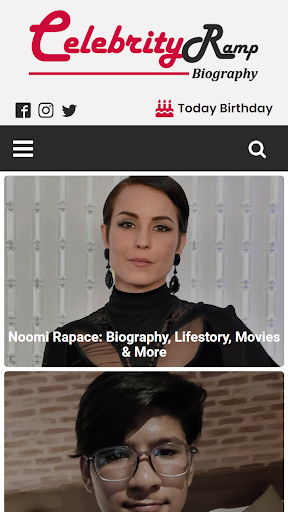 Android application Celebrity Ramp screenshort