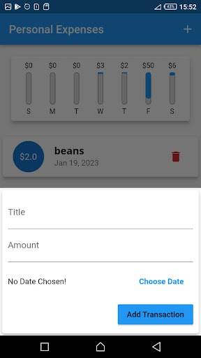 Personal_Expenses Screen 2