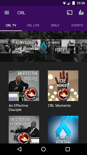 Android application CRL Ministries screenshort
