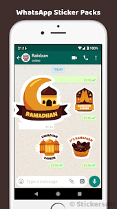 Stiker Ramadan Mubarak 3