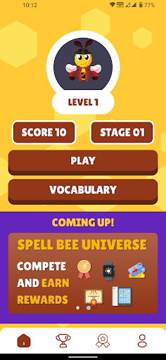 Android application SpellBee Universe screenshort