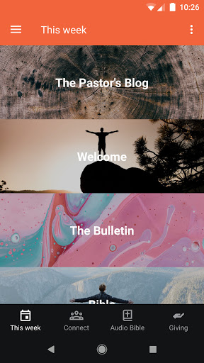 Android application Dahlgren Baptist Church App screenshort