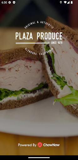 Android application Plaza Produce screenshort