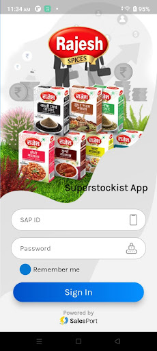 Android application Rajesh Superstockist screenshort
