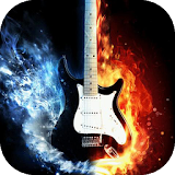 Lively guitar live wallpaper icon
