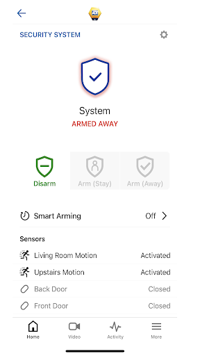 ADT Smart Services Screen 2