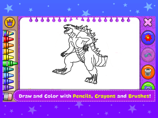 godzilla vs kong coloring