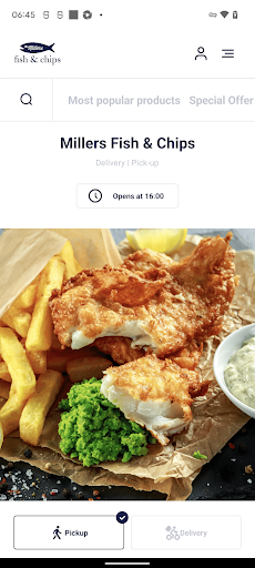 Android application Miller's Fish & Chips Ipswich screenshort