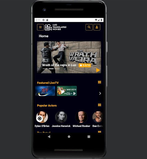 Android application Luo Translated Movies screenshort