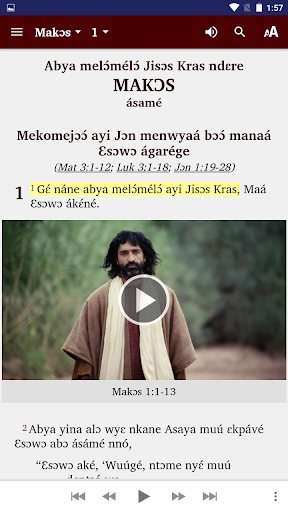 Android application Denya Bible screenshort