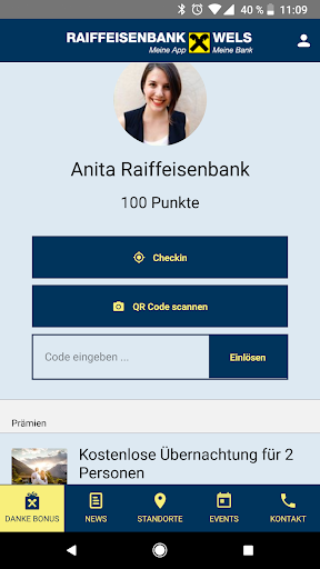 DankeBonusApp Screen 2