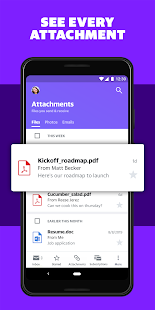 Yahoo Mail Go - Organized Email Screenshot