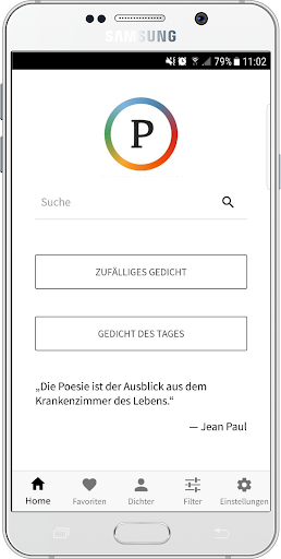 Poesi - Enjoy German Poetry Screen 2