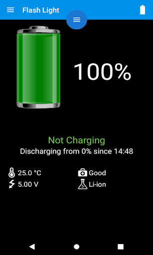 Android application Flashlight screenshort
