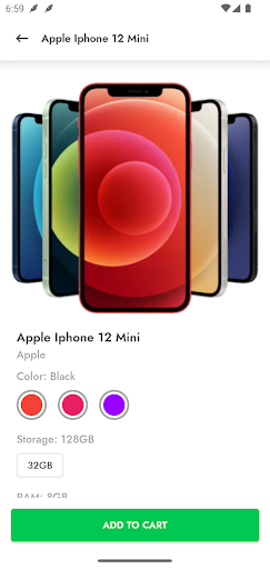 Android application Pak Mobiles screenshort