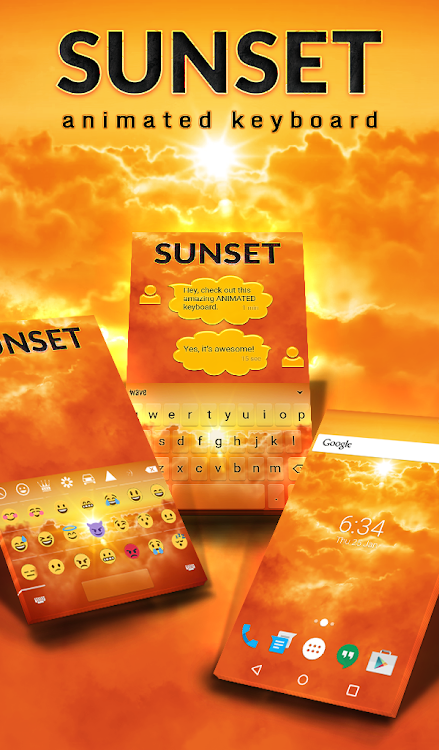 Sunset Animated Keyboard Theme - 5.10.45 - (Android)