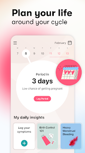 Flo Period Tracker & Ovulation. My PMS Calendar screenshots 1