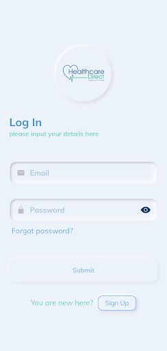 Android application Healthcare Direct screenshort