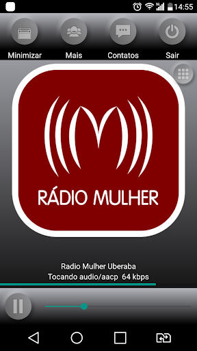 Android application Rádio Mulher screenshort