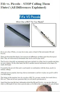 How to Play the Fife