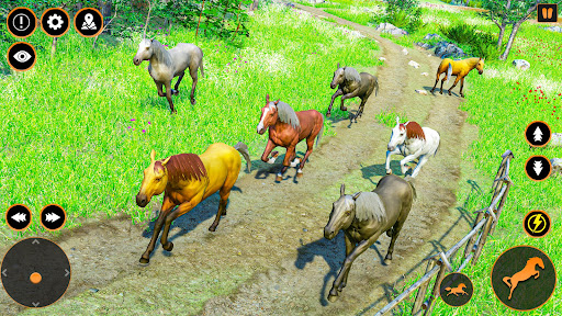 Android application Wild Horse Games: Horse Family screenshort