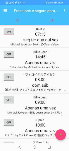 Visualização do aplicativo