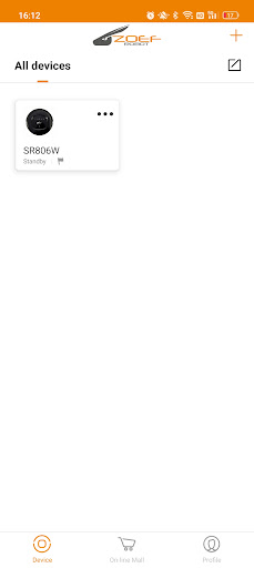 Android application Zoef Robot screenshort