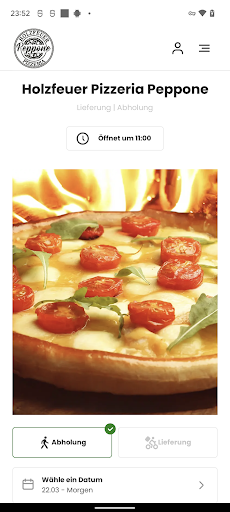 Android application Holzfeuer Pizzeria Peppone screenshort