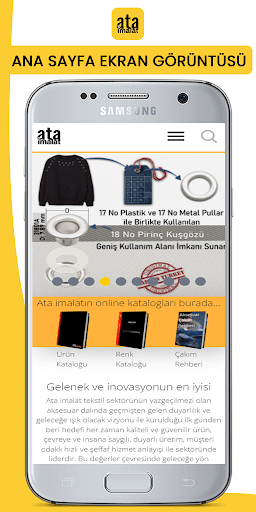 Android application Ata İmalat screenshort