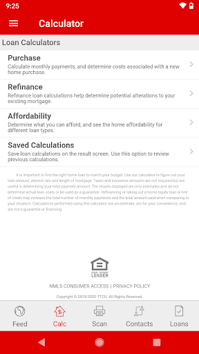 Texas Tech CU Mortgage Screen 2