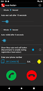 Auto Redial | call timer Pro Screenshot