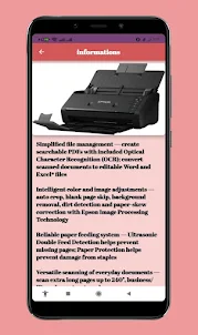 Epson ES-500WII printer guide