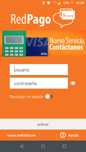 RedPago Screen 2