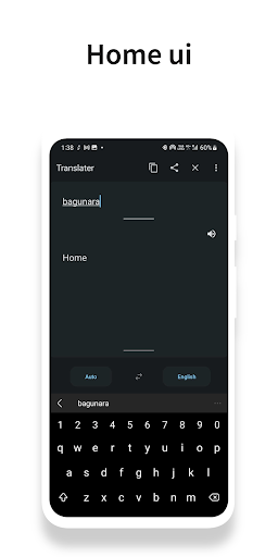 Android application Translater screenshort