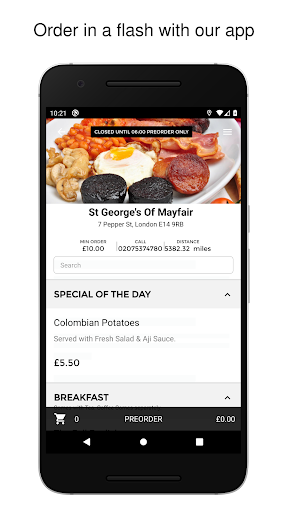 Android application St George's Of Mayfair screenshort