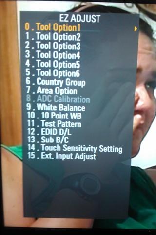 Service Menu Exp LG TV PRO screenshot 2