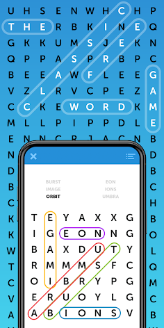 Simple Word Search Puzzles - Screenshot 1
