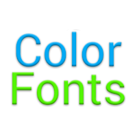 Color Fonts for FlipFont #1