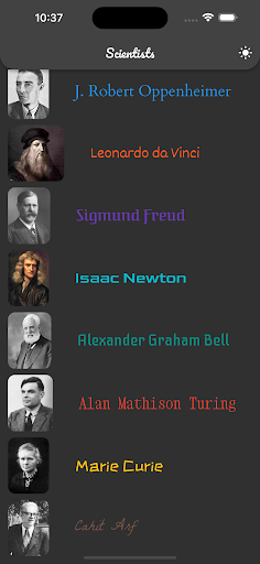 Famous Scientist Screen 3