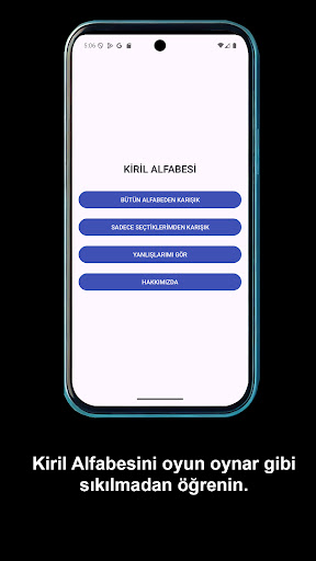 Kiril Alfabesi Öğreniyorum ekran görüntüsü