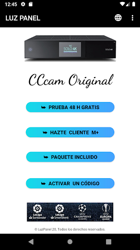 cccam españa original Screen 2